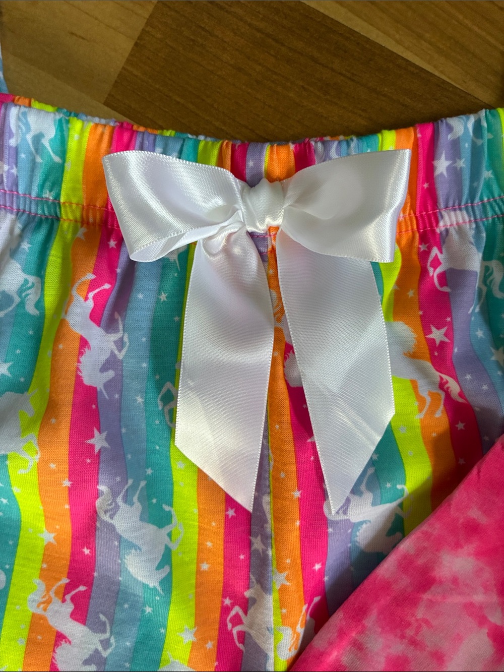 Max & Olivia Rainbow Unicorn Two Piece Sleepwear Set - Girls XL (14/16) - Picture 2 of 16